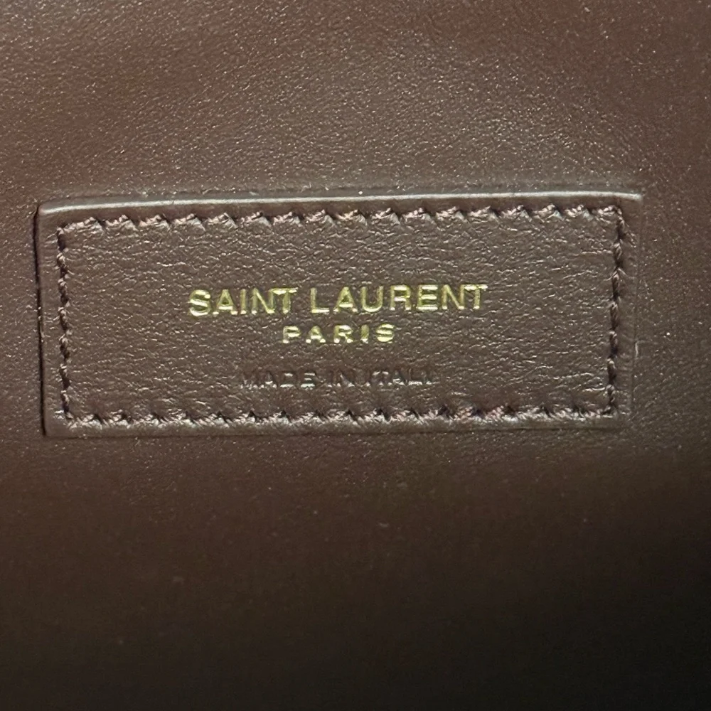 SAINT LAURENT Large Le 5 A 7 Soft Hobo in
Raisin - Picture 10 of 12